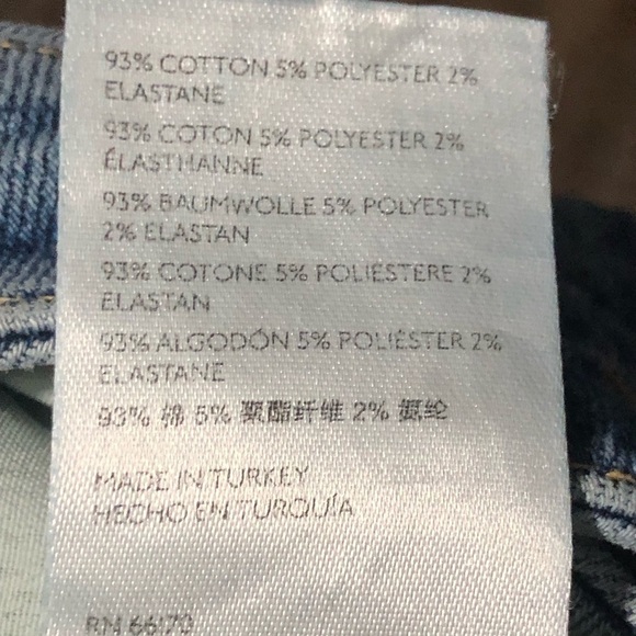 We The Free Jeans Women's 27 Raw High Rise Skinny Stretch Denim NWT - Picture 4 of 8